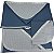 Kit de Fraldas Azul Xadrez Gesta Slings - Imagem 4