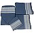 Kit de Enxoval Poá Azul e listras Gesta Slings - Imagem 4