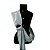 Sling Unissex 100% Algodão Argola Liso Azul Claro com Argola Prata Gesta Slings - Imagem 1