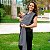 Sling Unissex 100% Algodão Orgânico Comfy Cinza Extra Gesta Slings - Imagem 2