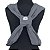Sling Unissex 100% Algodão Orgânico Easy Cinza Extra Gesta Slings - Imagem 4