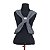 Sling Unissex 100% Algodão Orgânico Easy Cinza Extra Gesta Slings - Imagem 3