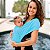 Sling Unissex 100% Algodão Easy Azul Claro Gesta Slings - Imagem 2