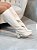 Bota Feminina Mia Cano longo Off-White Liso - Imagem 3