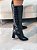 Bota Feminina Mia Cano longo Croco Preto - Imagem 9