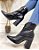 Bota Texana Sabrina Preto croco - Imagem 3