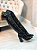 Bota Feminina Aisha Over em Verniz preto - Imagem 1