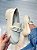 Mocassim Feminino Lola Off-white corrente - Imagem 4