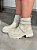 Bota Feminina Glam Off-white com Strass - Imagem 4