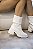 Bota Feminina Meia Sofy Off-white - Imagem 1