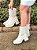 Bota Feminina Meia Sofy Off-white - Imagem 8