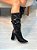 Bota Feminina Over Aisha Preta - Imagem 8