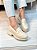 Mocassim Confort Gretha Off-white com strass - Imagem 4