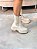 Coturno Feminino Cali Chelsea Off-white em Couro - Imagem 7