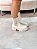Coturno Feminino Cali Chelsea Off-white em Couro - Imagem 10