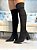 Bota Feminina Over Rafy Preta em Camurça Stretch - Imagem 9