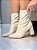Bota Feminina Rebeca Off-white - Imagem 9