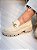 Mocassim Feminino Luana Off-white com Bridão - Imagem 5