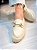 Mocassim Feminino Luana Off-white com Bridão - Imagem 7