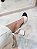 Scarpin Slingback Sara Off-white com preto - Imagem 5