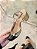 Scarpin Slingback Sara Ouro com preto - Imagem 8