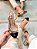 Scarpin Slingback Sara Ouro com preto - Imagem 6