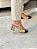 Scarpin Slingback Sara Ouro com preto - Imagem 7