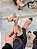 Scarpin Slingback Sara Nude com Preto - Imagem 6