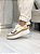 Tênis Feminino Luma Camel/branco - Imagem 4