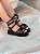 PRÉ VENDA - Flatform Feminina Cordas Trancoso Preta - Imagem 2