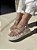 Flatform Feminina Larissa Off-white - Imagem 9