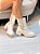 Bota Feminina Malu Chelsea Off-white - Imagem 3