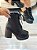 Bota Feminina Plataforma Bruna Preta - Imagem 9