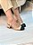 Slingback Feminino Sofia nude/preto - Imagem 7