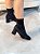 Bota Feminina Naty Preta Suede Strech cano curto - Imagem 8