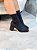 Bota Feminina Naty Preta Suede Strech cano curto - Imagem 7