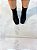 Bota Feminina Naty Preta Suede Strech cano curto - Imagem 6