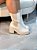 Bota Feminina Leticia Chelsea Off-white - Imagem 1