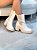 Bota Feminina Leticia Chelsea Off-white - Imagem 5