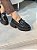 Mocassim feminino tratorado Beca preto croco - Imagem 2