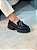 Mocassim feminino tratorado Beca preto croco - Imagem 6