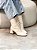 Bota Feminina Naty Off-White strech - Imagem 9