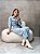 Bota Feminina Naty Off-White strech - Imagem 2
