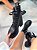 Bota Feminina Bruna Plataforma Preto destroyed - Imagem 7