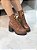 Bota Feminina Bruna Plataforma Caramelo destroyed - Imagem 11