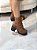 Bota Feminina Bruna Plataforma Caramelo destroyed - Imagem 10