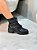 Coturno Feminino Fabi Preto Strass Couro legítimo - Imagem 1
