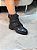 Coturno Feminino Fabi Preto Strass Couro legítimo - Imagem 5