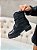 Coturno Feminino Fabi Preto Strass Couro legítimo - Imagem 2