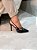Scarpin Feminino Sasha Preto Fosco - Imagem 1